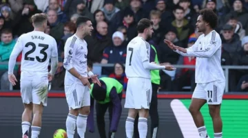 مانشستر يونايتد يكسر سلسلة انتصارات كريستال بالاس على ملعبه بعد 9 أشهر